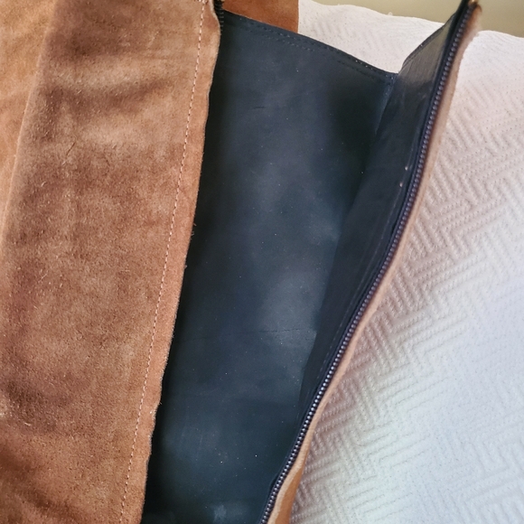 Brand New Tall Suede Leather Boots 7 1/2 or 8 - Picture 7 of 7